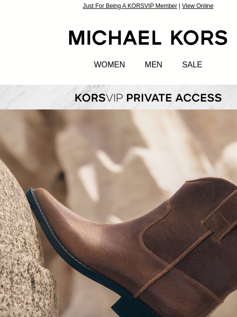 michaelkorsmail newsletter: Enjoy Private Access To 25% Off