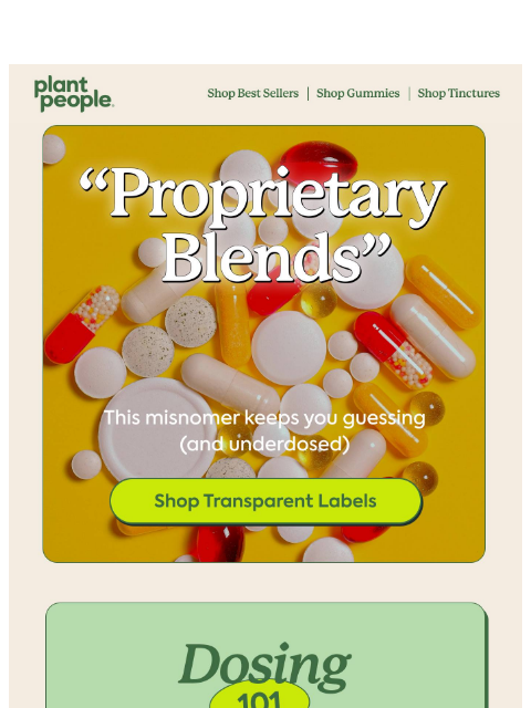 plantpeople newsletter: Let’s talk transparency 🔍