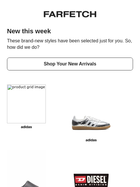 farfetch newsletter: This new is so you