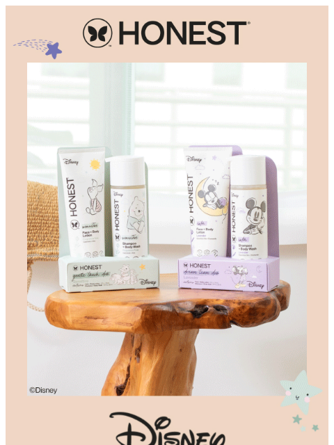 honest newsletter: Disney has joined the Honest personal care line!