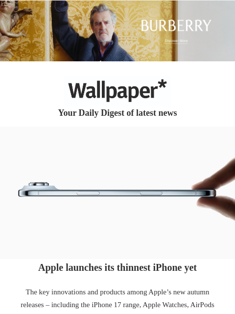 futureplc newsletter: Meet the thinnest iPhone ever