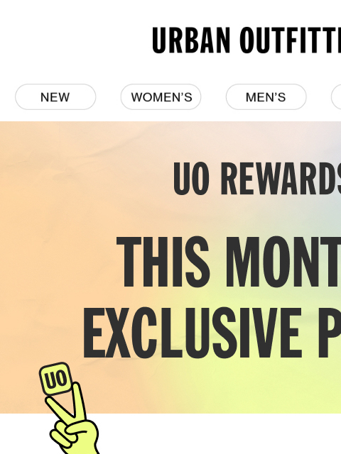 urbanoutfitters newsletter: this month’s exclusive giveaways →