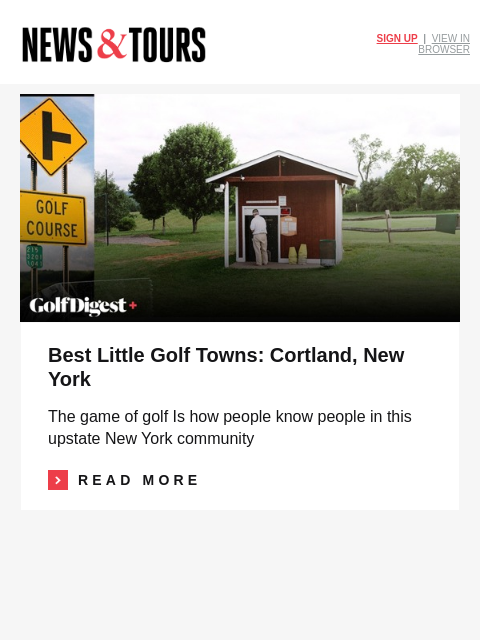 golfdigest newsletter: Why Xander isn't with Team USA in Napa