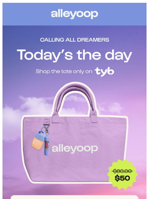 meetalleyoop newsletter: The tote just dropped 🤩