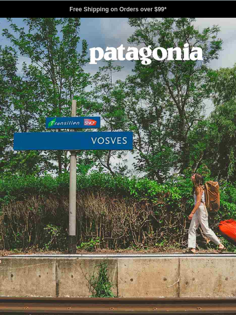 patagonia newsletter: Wheeled duffels for long journeys