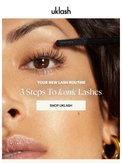 uklash newsletter: Your AM-PM routine for dreamy lashes 💫 💤
