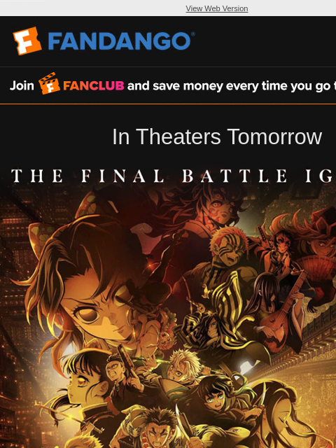 fandango newsletter: In Theaters Tomorrow