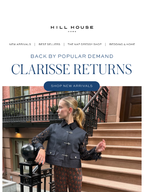 hillhousehome newsletter: The Wait Is Over: Clarisse Is Back