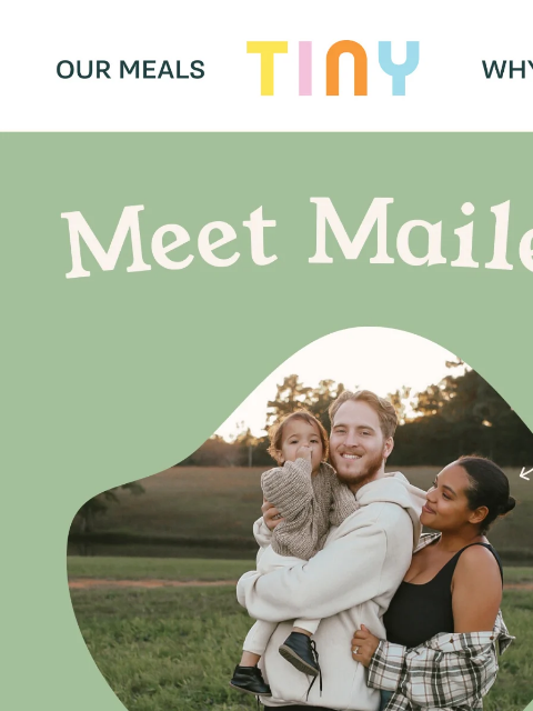 tinyorganics newsletter: How one mom eases mealtime anxiety 🧡