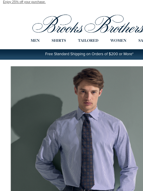 brooksbrothers newsletter: Fall's finest layers, in Supima® cotton