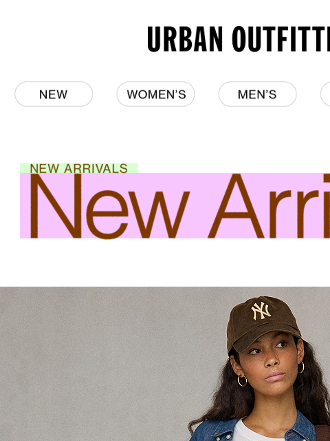 urbanoutfitters newsletter: New fits just dropped!