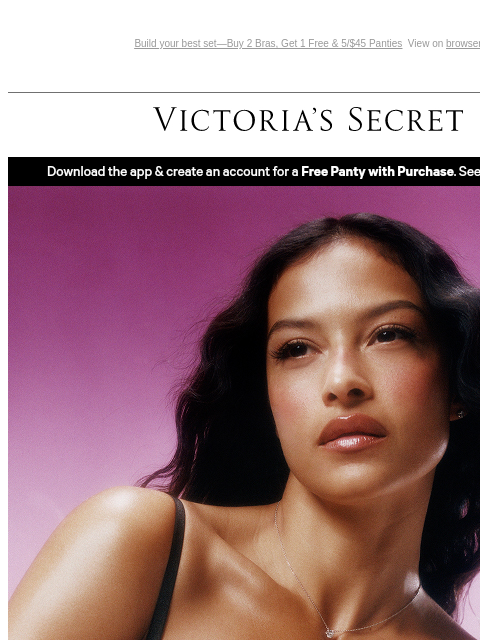 victoriassecret newsletter: Go On, Glisten Up in NEW Bras