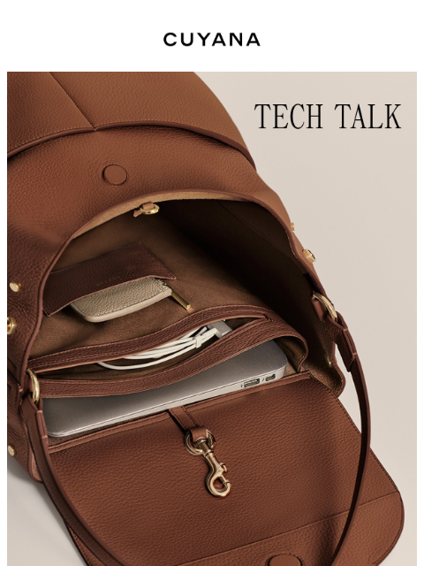 cuyana newsletter: The Laptop-Friendly Bags