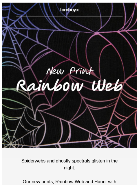 tomboyx newsletter: Halloween Rainbows 🌈 🎃