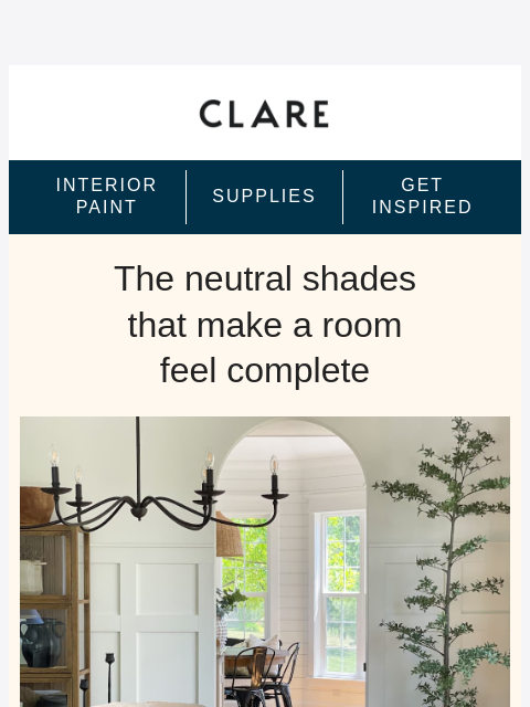 clare newsletter: Meet the best-selling neutrals that go with litera...