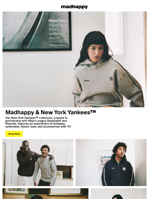 madhappy newsletter: Madhappy & New York Yankees™