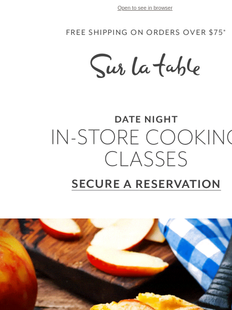 Book a Date Night class, discover your new favorite cuisine or take an online class in the comfort of your own kitchen. We have a class for every cook! ‌ ‌ ‌ ‌ ‌ ‌ ‌ ‌ ‌ ‌ ‌ ‌ ‌ ‌ ‌ ‌ ‌ ‌ ‌ ‌ ‌ ‌ ‌ ‌ ‌