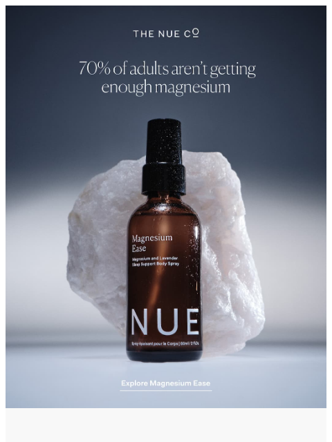 thenueco newsletter: 70% of us are missing this mineral