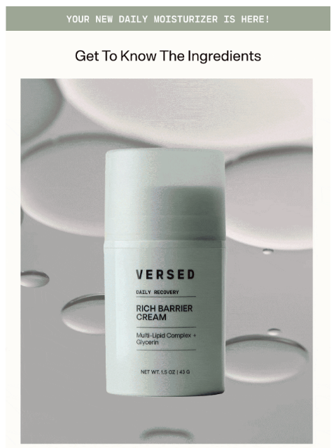 versedskin newsletter: Re: Your Best Skin