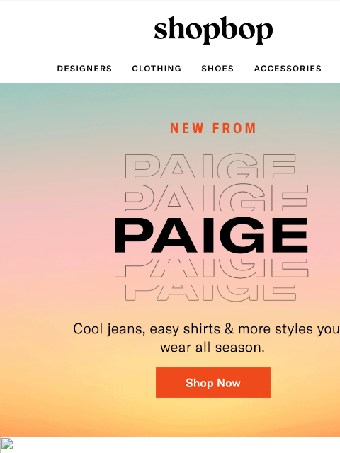 shopbop-mail newsletter: New from PAIGE