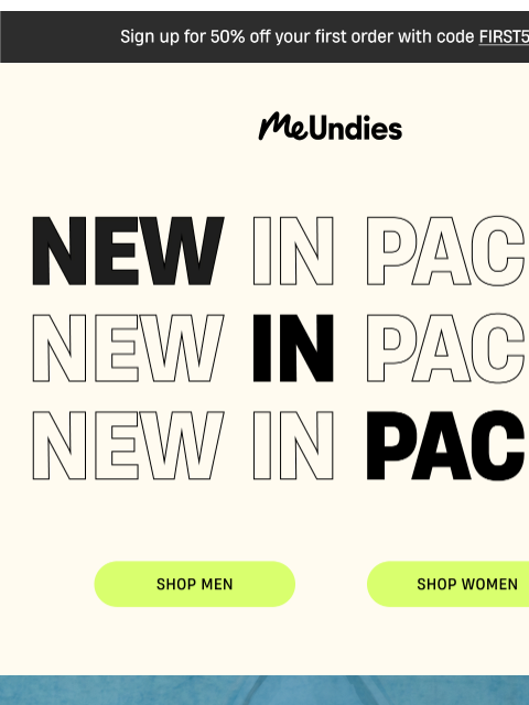 meundies newsletter: New Packs Just Dropped 🎉