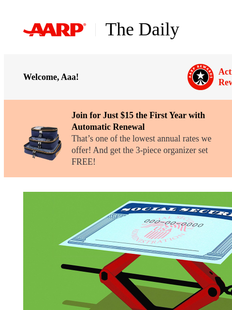 aarp newsletter: The Daily — Inflation Inching Up — What Does It Me...