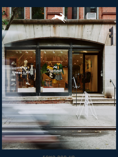 tracksmith newsletter: New in NYC: The SoHo Pop-Up