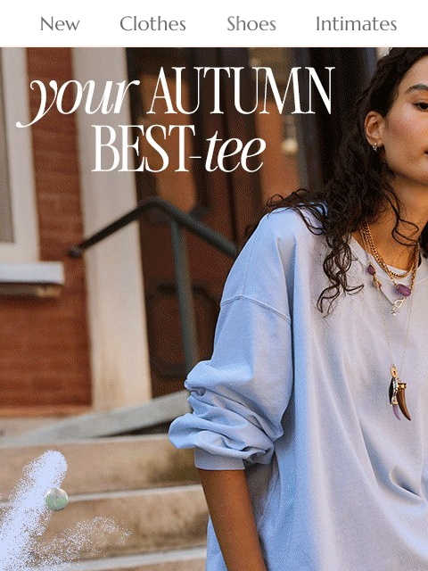 freepeople newsletter: The Perfect Oversized Tee, reimagined.