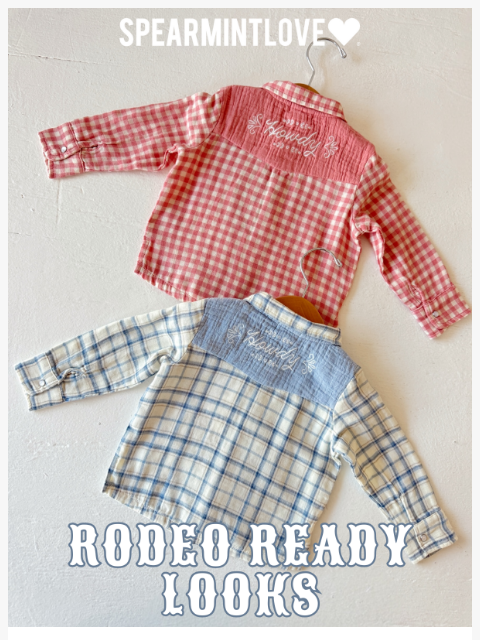 spearmintlove newsletter: Round Up Your Rodeo Wardrobe! 🐎