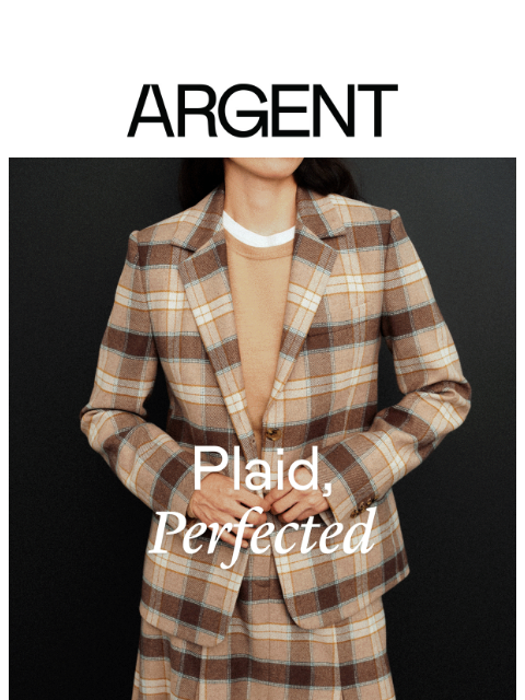 argentwork newsletter: New, Now: Plaid, Perfected