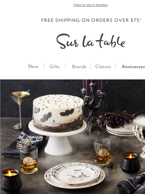 surlatable newsletter: 🦇 Love Halloween? Haunt your home with the latest...