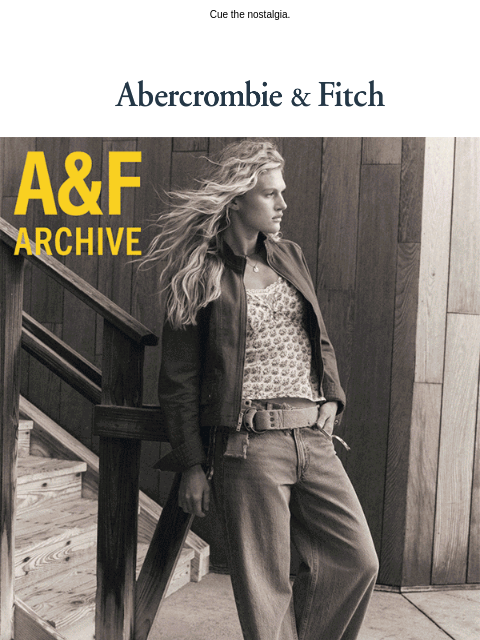abercrombie newsletter: A&F Archive: Part One