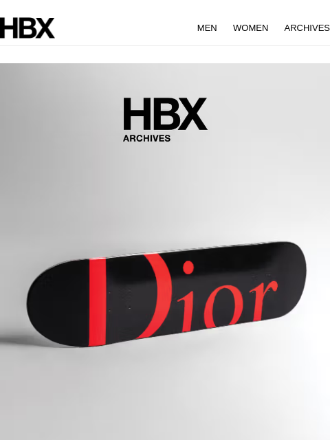 hbx newsletter: HBX Archives Preview: 12 Sep/9AM EST/9PM HKT Relea...