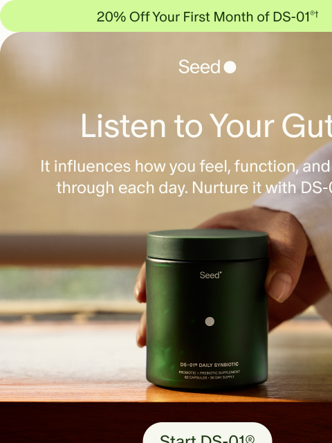 seed newsletter: 2 capsules, countless benefits.
