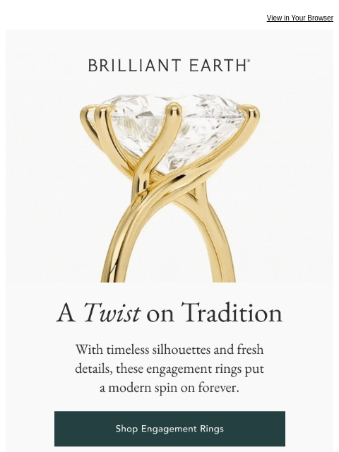 brilliantearth newsletter: Modern romance