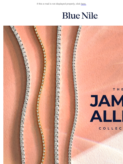 bluenile newsletter: Discover the James Allen Collection: Up to 50% Off...