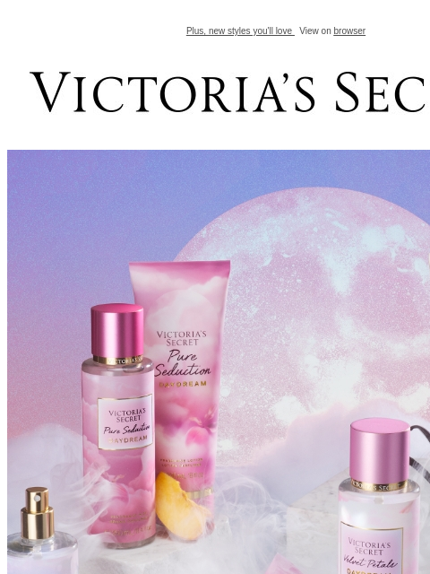 Plus, new styles you'll love View on browser Victoria's Secret VSCC Available Credit You have items in your shopping cart. Shop Now VS Collective Product Recs Headline Product 1 Product 2