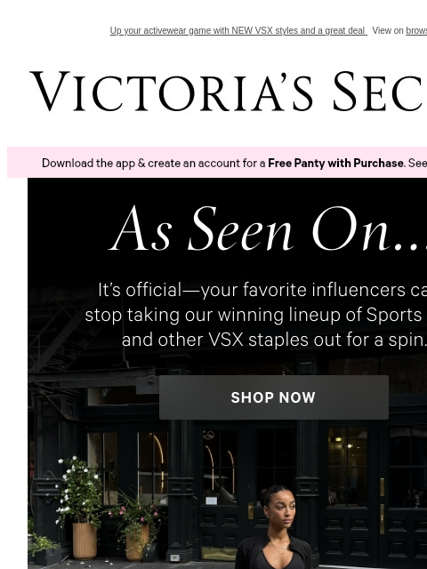 victoriassecret newsletter: Your Favorite Influencer’s Favorite Sports Bras