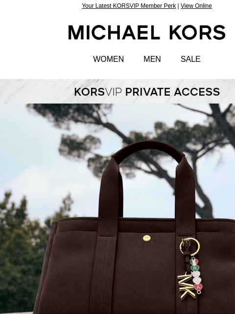 michaelkorsmail newsletter: Private Access: 25% Off Top Fall Styles