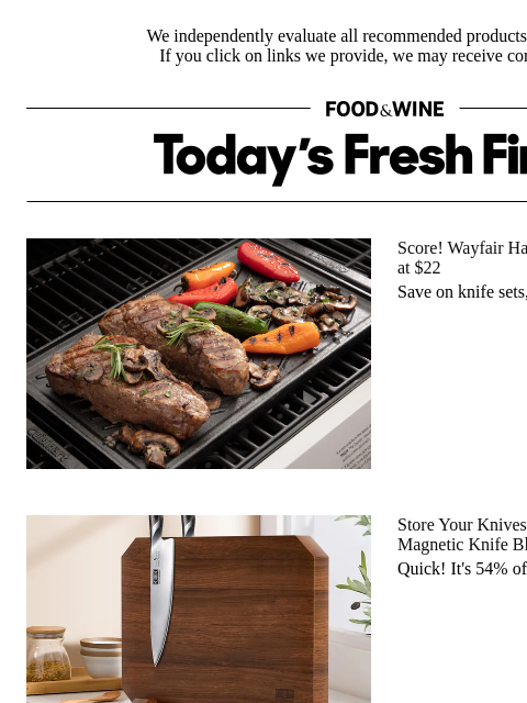 foodandwine newsletter: 54% Off: A Clever and Stylish Way to Store All You...