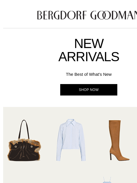 bergdorfgoodman newsletter: Newness Report: This Just In