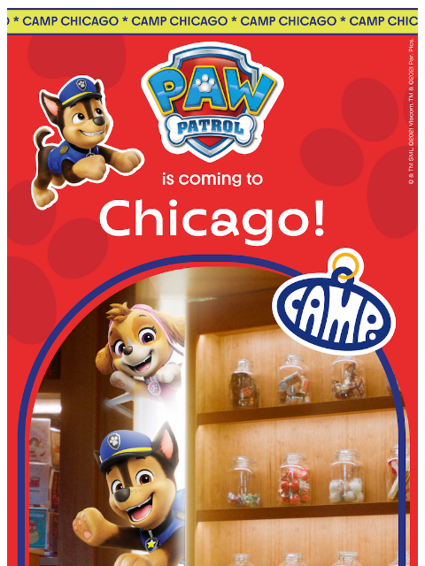 camp newsletter: Big News: PAW Patrol x CAMP is Coming Soon to CAMP...