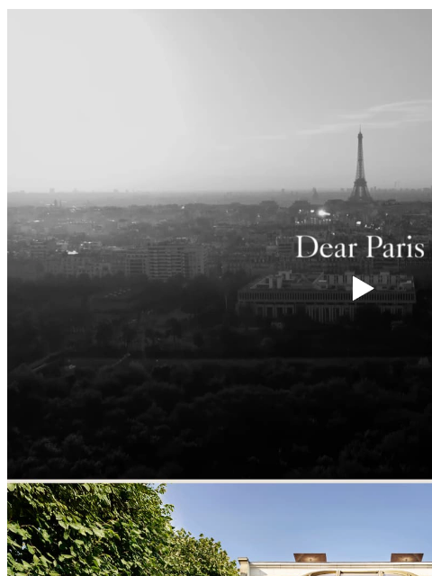 rh newsletter: Now Open. RH Paris, The Gallery on the Champs-Élys...