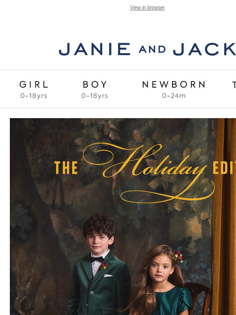 janieandjack newsletter: Even more holiday looks have arrived—shop them fir...