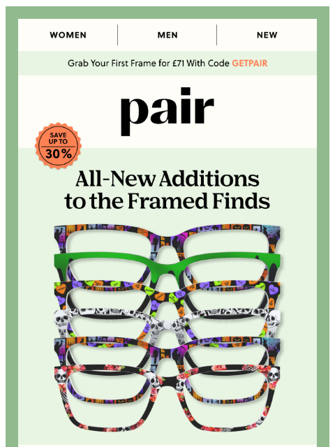 paireyewear newsletter: The Wait Is Over…