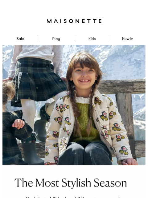 maisonette newsletter: 6 New Arrivals for Autumn 🍁