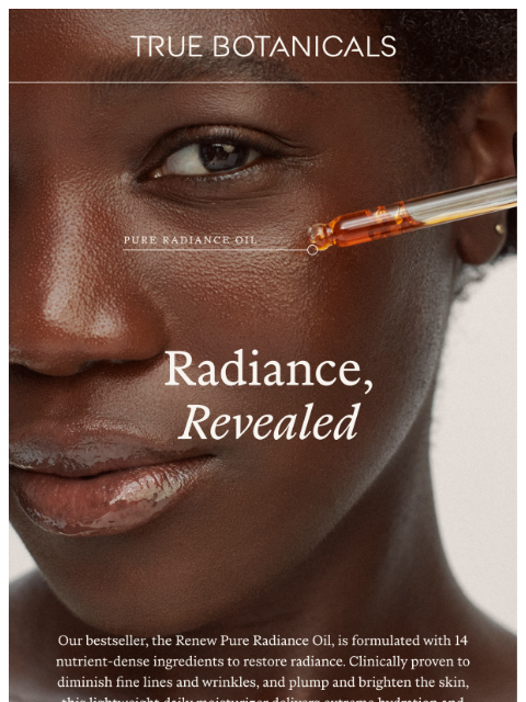 truebotanicals newsletter: Reveal More Radiant Skin