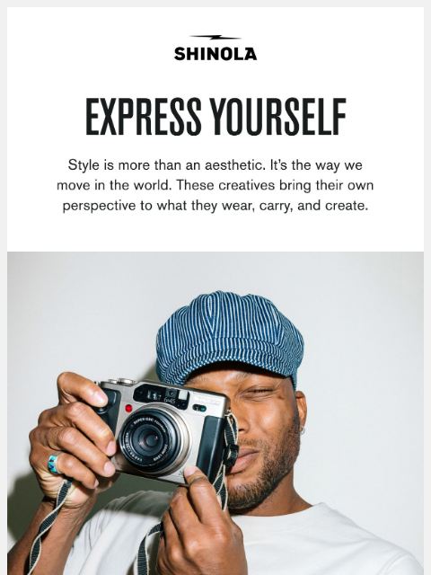 shinola newsletter: Your Style is Your Own