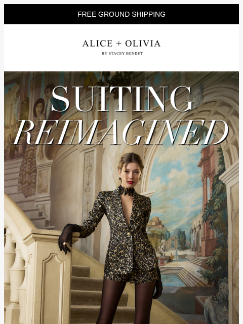 aliceandolivia newsletter: Suiting, REIMAGINED