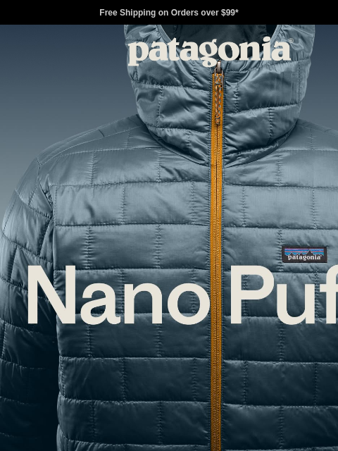 patagonia newsletter: Nano Puff: wet-weather warmth